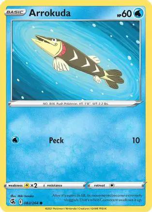 Arrokuda 082/264 - SWSH08 Fusion Strike Reverse Holofoil