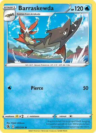 Barraskewda 083/264 - SWSH08 Fusion Strike Reverse Holofoil