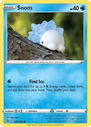 Snom 084/264 - SWSH08 Fusion Strike Reverse Holofoil