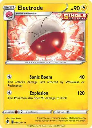 Electrode 088/264 - SWSH08 Fusion Strike Reverse Holofoil
