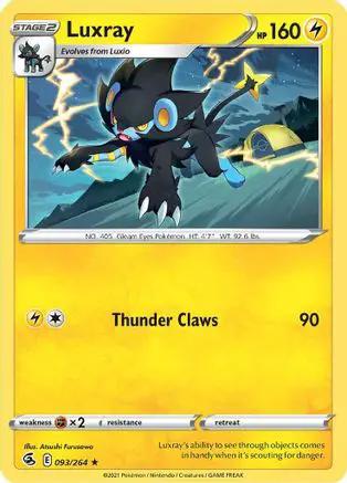 Luxray 093/264 - SWSH08 Fusion Strike Reverse Holofoil