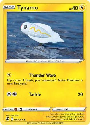 Tynamo 095/264 - SWSH08 Fusion Strike Reverse Holofoil