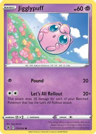 Jigglypuff 110/264 - SWSH08 Fusion Strike
