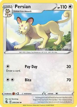 Persian 200/264 - SWSH08 Fusion Strike