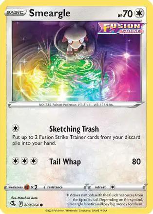 Smeargle 209/264 - SWSH08 Fusion Strike Reverse Holofoil