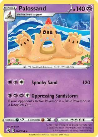 Palossand 126/264 - SWSH08 Fusion Strike Reverse Holofoil