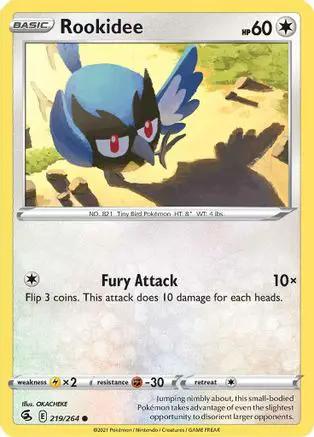 Rookidee 219/264 - SWSH08 Fusion Strike Reverse Holofoil