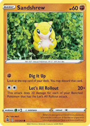 Sandshrew 131/264 - SWSH08 Fusion Strike Reverse Holofoil