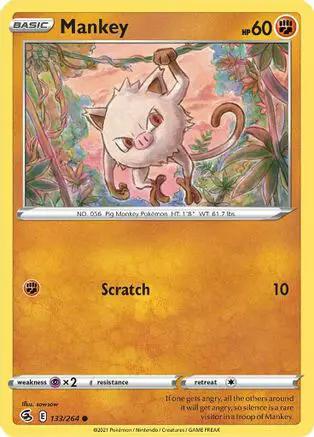 Mankey 133/264 - SWSH08 Fusion Strike