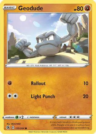 Geodude 135/264 - SWSH08 Fusion Strike