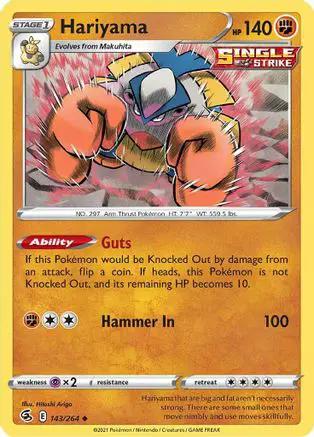 Hariyama 143/264 - SWSH08 Fusion Strike