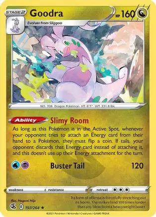 Goodra 197/264 - SWSH08 Fusion Strike Reverse Holofoil