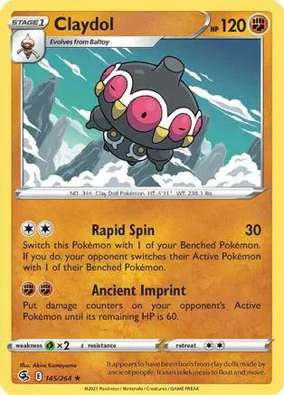 Claydol 145/264 - SWSH08 Fusion Strike Reverse Holofoil