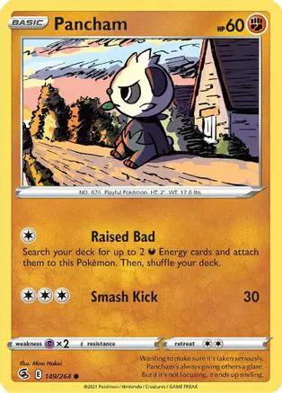 Pancham 149/264 - SWSH08 Fusion Strike Reverse Holofoil