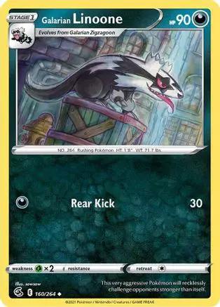 Galarian Linoone 160/264 - SWSH08 Fusion Strike