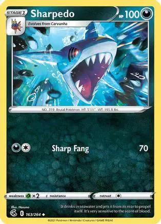 Sharpedo 163/264 - SWSH08 Fusion Strike
