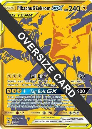 Pikachu & Zekrom GX SM248 - Jumbo Cards Holofoil