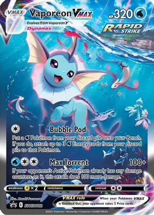 Vaporeon VMAX SWSH182/307 - SWSH Sword & Shield Promo Cards Holofoil