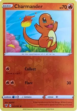 Charmander (Reverse Cosmos Holo) 023/185 - Miscellaneous Cards & Products Reverse Holofoil