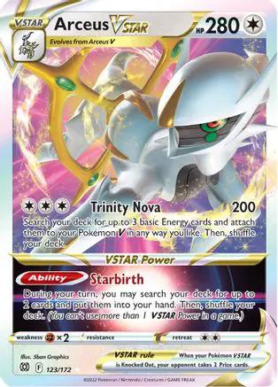 Arceus VSTAR 123/172 - SWSH09 Brilliant Stars Holofoil
