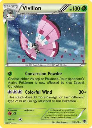 Vivillon (Cosmos Holo) 017/146 - Blister Exclusives Holofoil