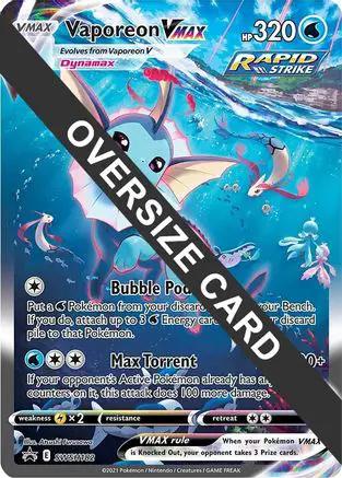 Vaporeon VMAX SWSH182 - Jumbo Cards Holofoil