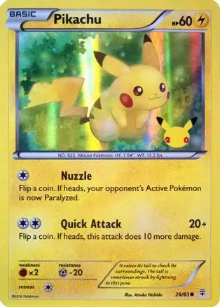 Pikachu 026/83 - Miscellaneous Cards & Products - Holofoil