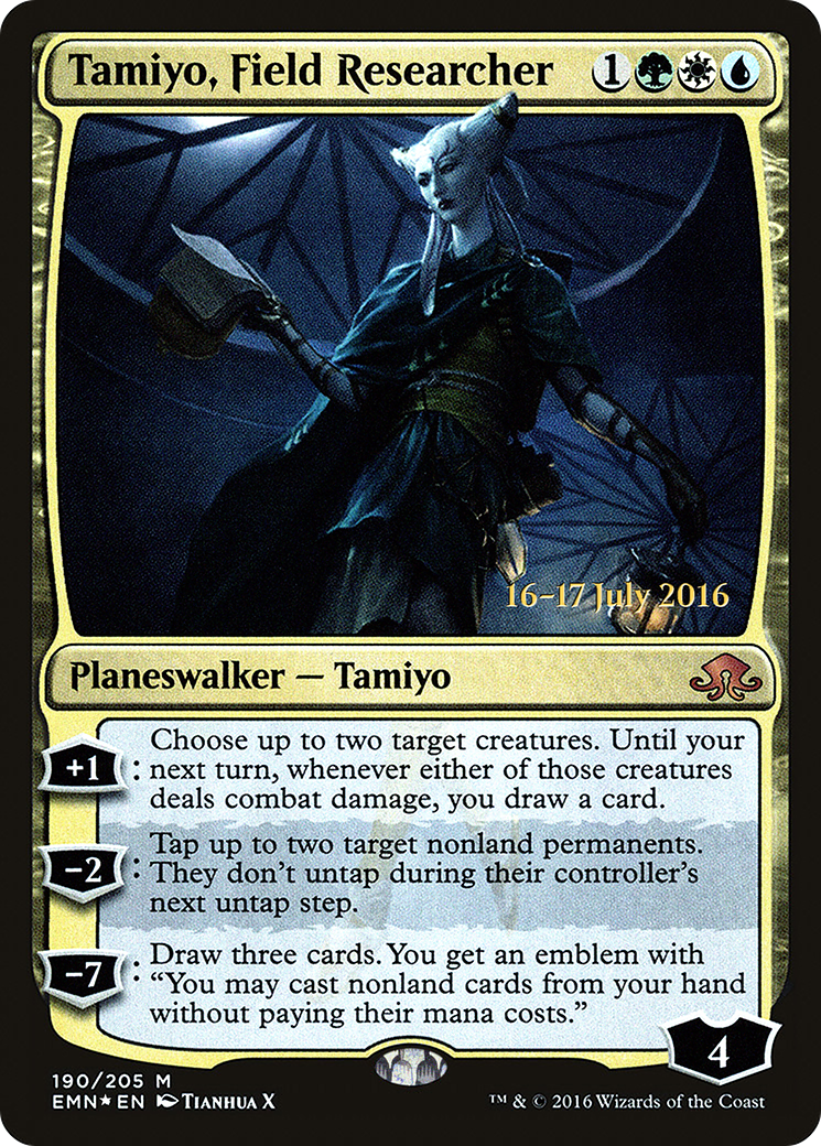Tamiyo, Field Researcher (PRE-190S) - Eldritch Moon Promos Foil