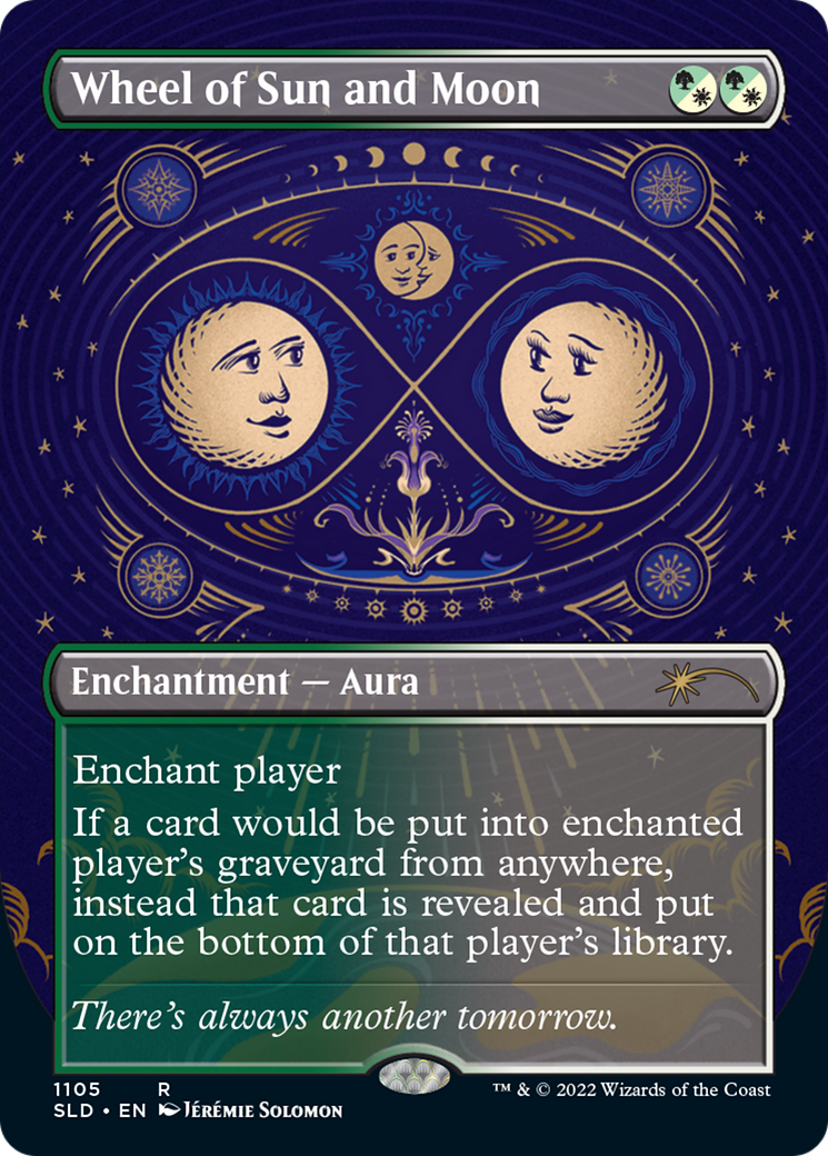 Wheel of Sun and Moon (SLD-1105) - Secret Lair Drop (Borderless) Foil