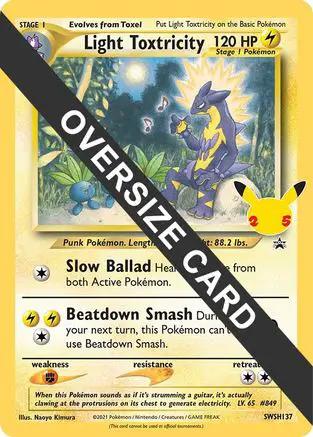 Light Toxtricity SWSH137 - Jumbo Cards