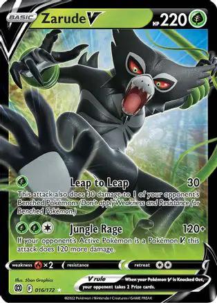 Zarude V 016/172 - SWSH09 Brilliant Stars Holofoil