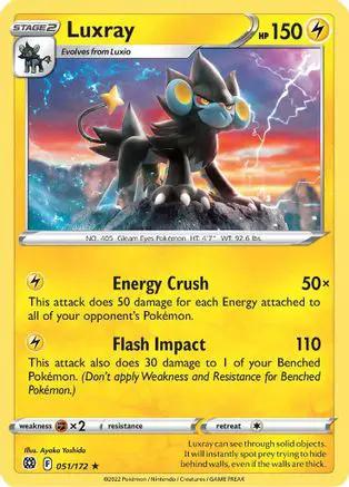 Luxray 051/172 - SWSH09 Brilliant Stars