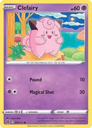 Clefairy 053/172 - SWSH09 Brilliant Stars Reverse Holofoil
