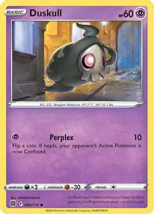 Duskull 060/172 - SWSH09 Brilliant Stars Reverse Holofoil