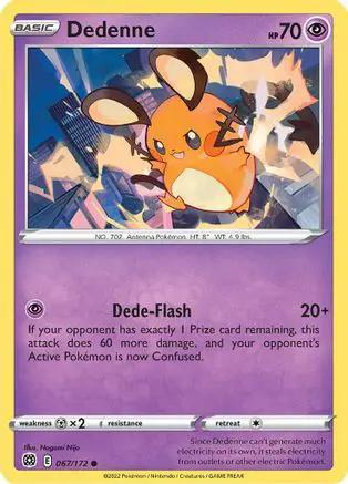 Dedenne 067/172 - SWSH09 Brilliant Stars Reverse Holofoil