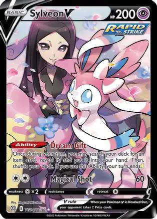 Sylveon V TG14/TG30 - SWSH09 Brilliant Stars Trainer Gallery Holofoil