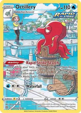 Octillery TG03/TG30 - SWSH09 Brilliant Stars Trainer Gallery Holofoil