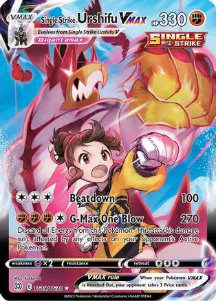 Single Strike Urshifu VMAX TG19/TG30 - SWSH09 Brilliant Stars Trainer Gallery Holofoil