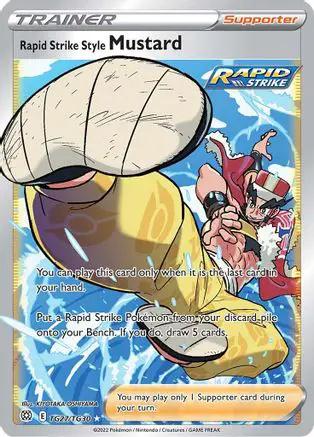 Rapid Strike Style Mustard TG27/TG30 - SWSH09 Brilliant Stars Trainer Gallery Holofoil