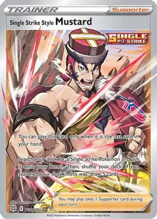 Single Strike Style Mustard TG28/TG30 - SWSH09 Brilliant Stars Trainer Gallery Holofoil