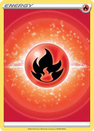 FireEnergy (2022 Unnumbered)  - SWSH09 Brilliant Stars Reverse Holofoil