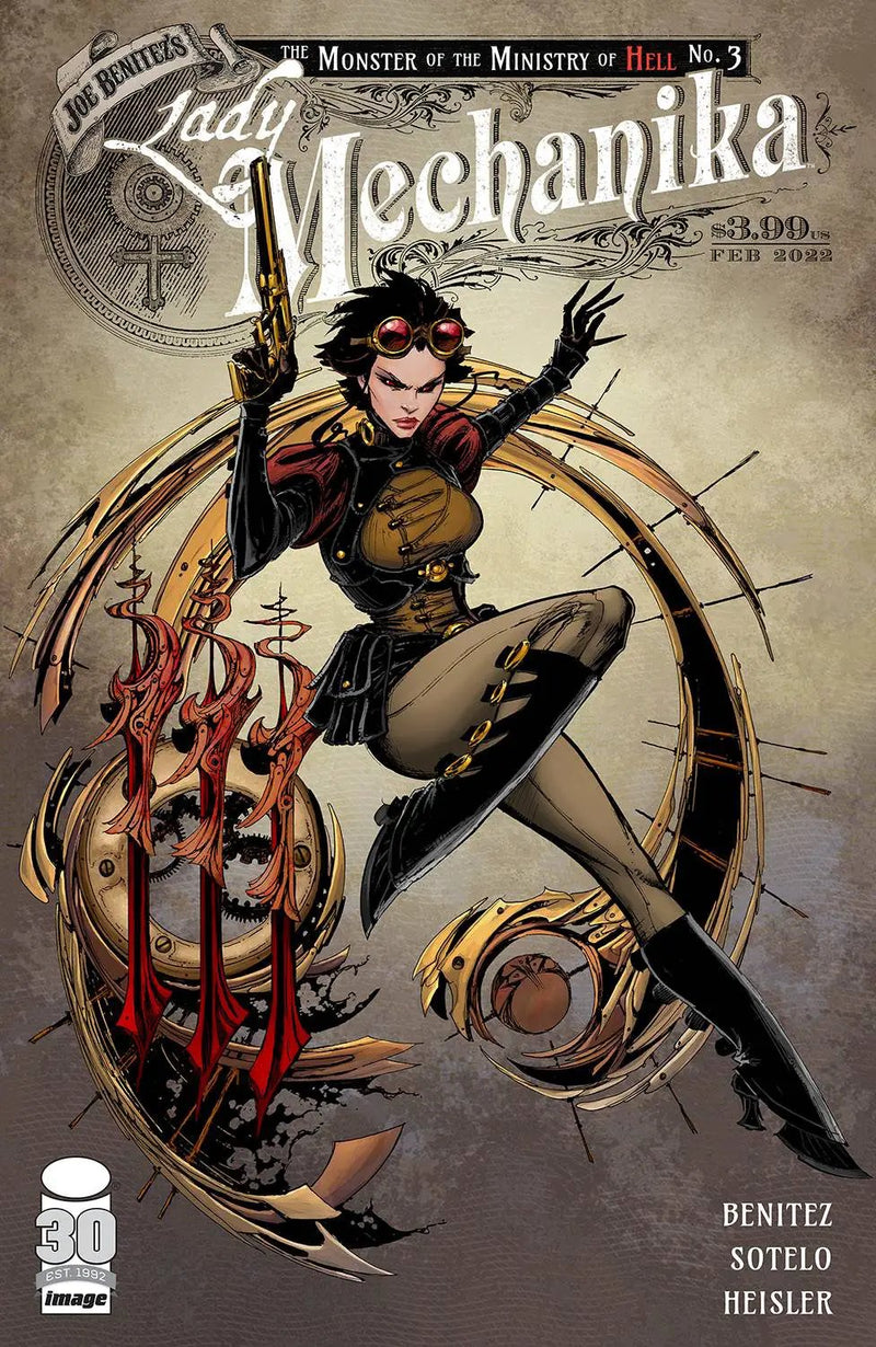 Lady Mechanika Monster Of Ministry #3 (Of 4) A Joe Benitez GGA (03/09/2022) Image
