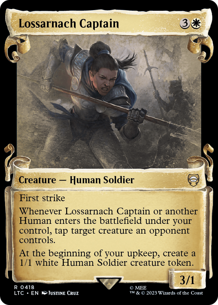 Lossarnach Captain (LTC-418) - Tales of Middle-earth Commander: (Showcase) Foil
