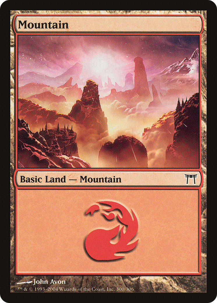 Mountain (CHK-300) - Champions of Kamigawa