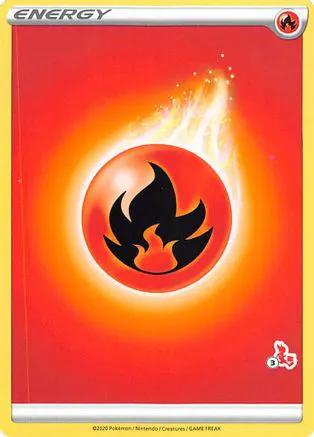 Fire Energy (# Cinderace Stamped)  - Battle Academy 2022