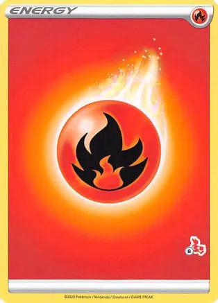 Fire Energy (# Cinderace Stamped)  - Battle Academy 2022