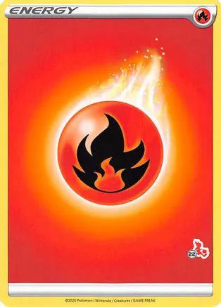 FireEnergy (# Cinderace Stamped)  - Battle Academy 2022