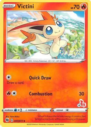 Victini (# Cinderace Stamped) 007/073 - Battle Academy 2022