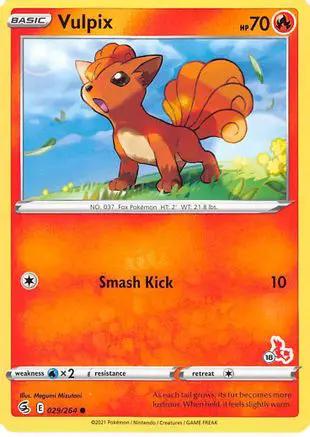 Vulpix (# Cinderace Stamped) 029/264 - Battle Academy 2022