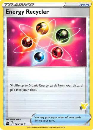 Energy Recycler (# Pikachu Stamped) 124/163 - Battle Academy 2022
